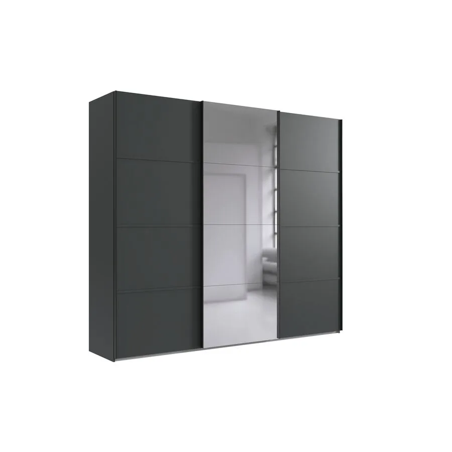 Kleiderschrank Jurky graphit Holzwerkstoff B 270 cm