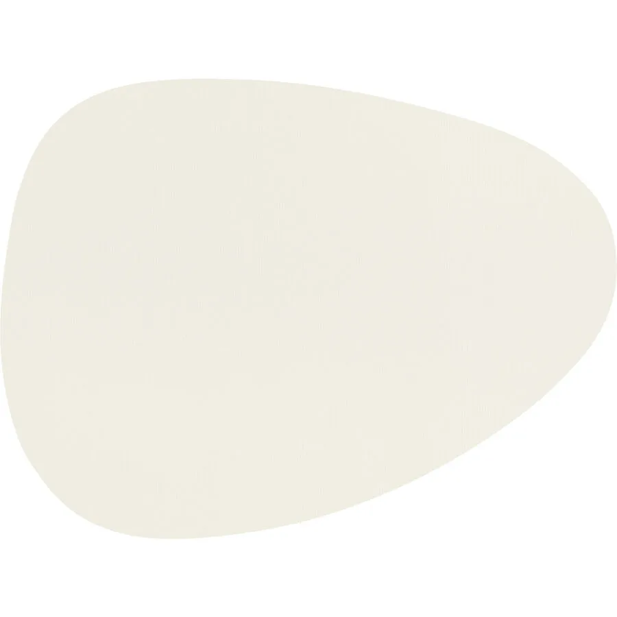 ZICZAC Tischset Togo Weiss Kunstleder 43 x 32 cm