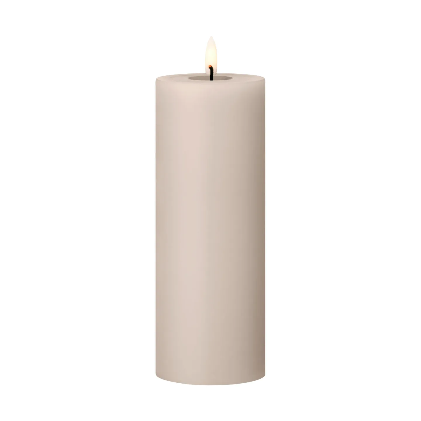 ester & erik ester & erik Blockkerze LED 22 Linen Grey, 20cm