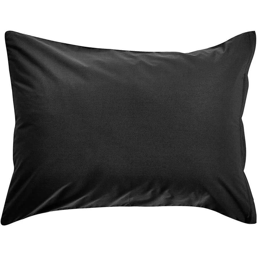 Kissenbezug Kos Schwarz Satin 65 cm 100 cm