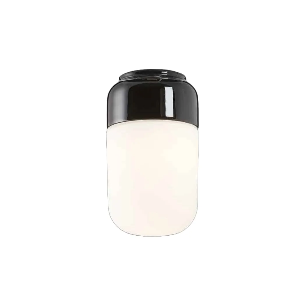 Ohm 100/170 Porslinsarmatur LED Svart Opal 2700K IP44