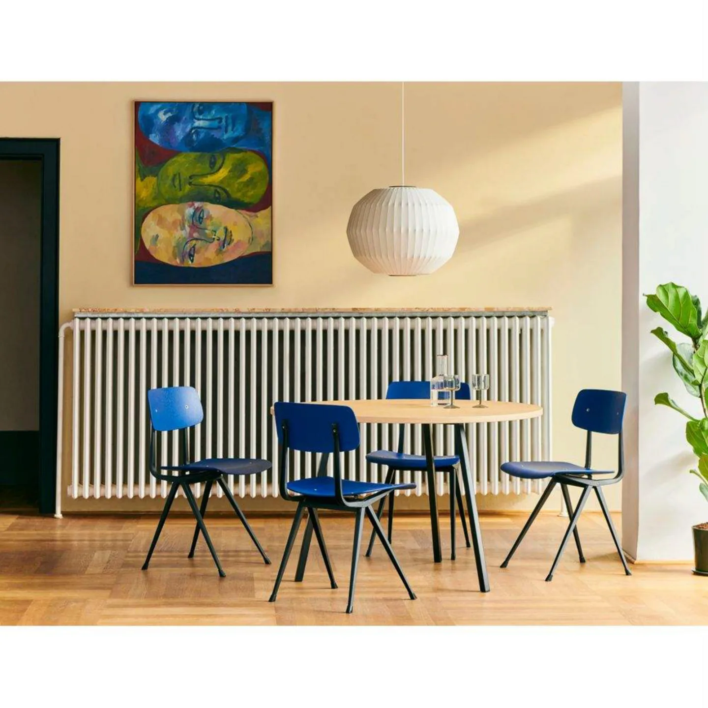 Nelson Angled Sphere Bubble pendellampe S - Herman Miller - Stue - Plast