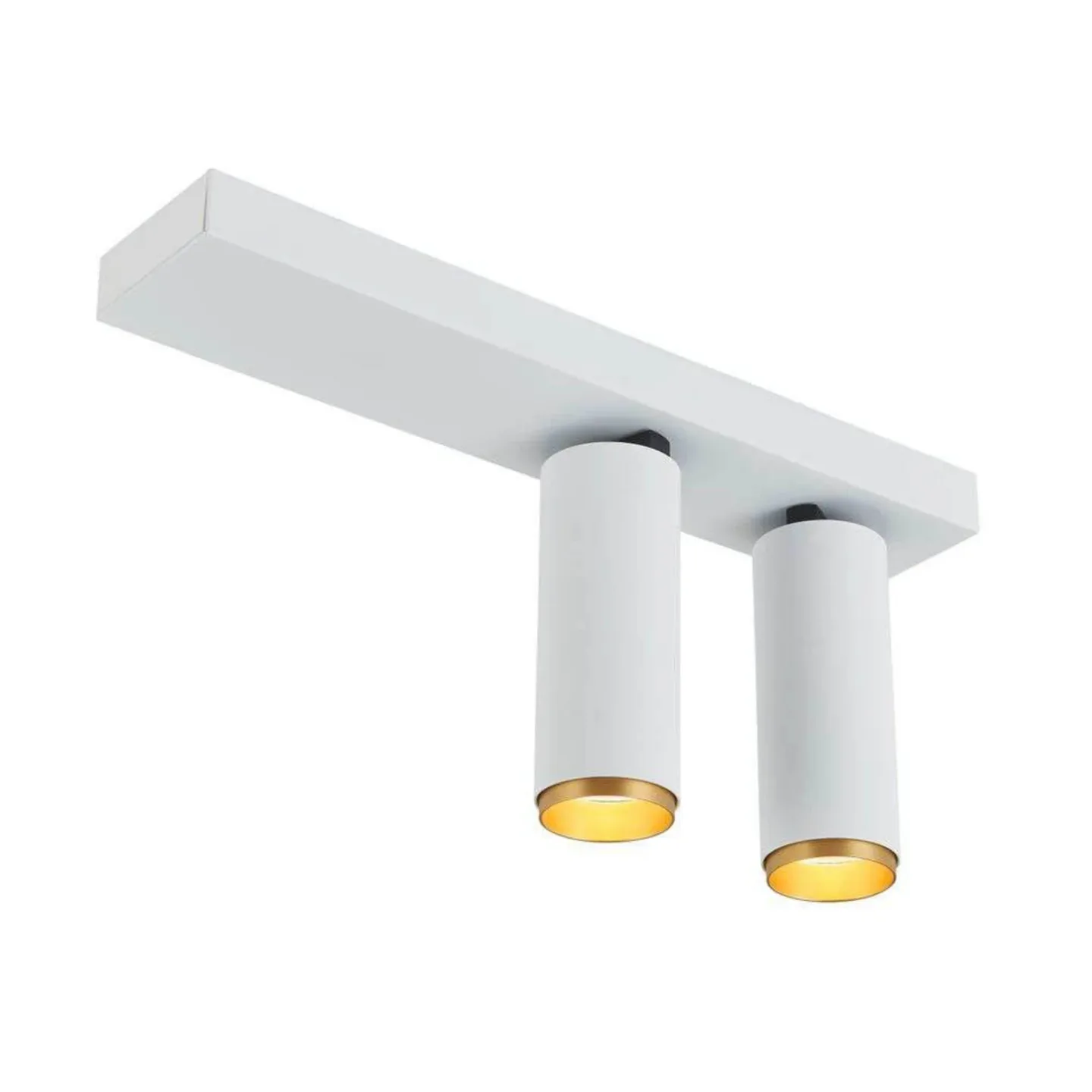 X-Beam Deckenleuchte Double White/Gold - Loom Design - Wohnzimmer - Modern - Aluminium - Mehrflammig