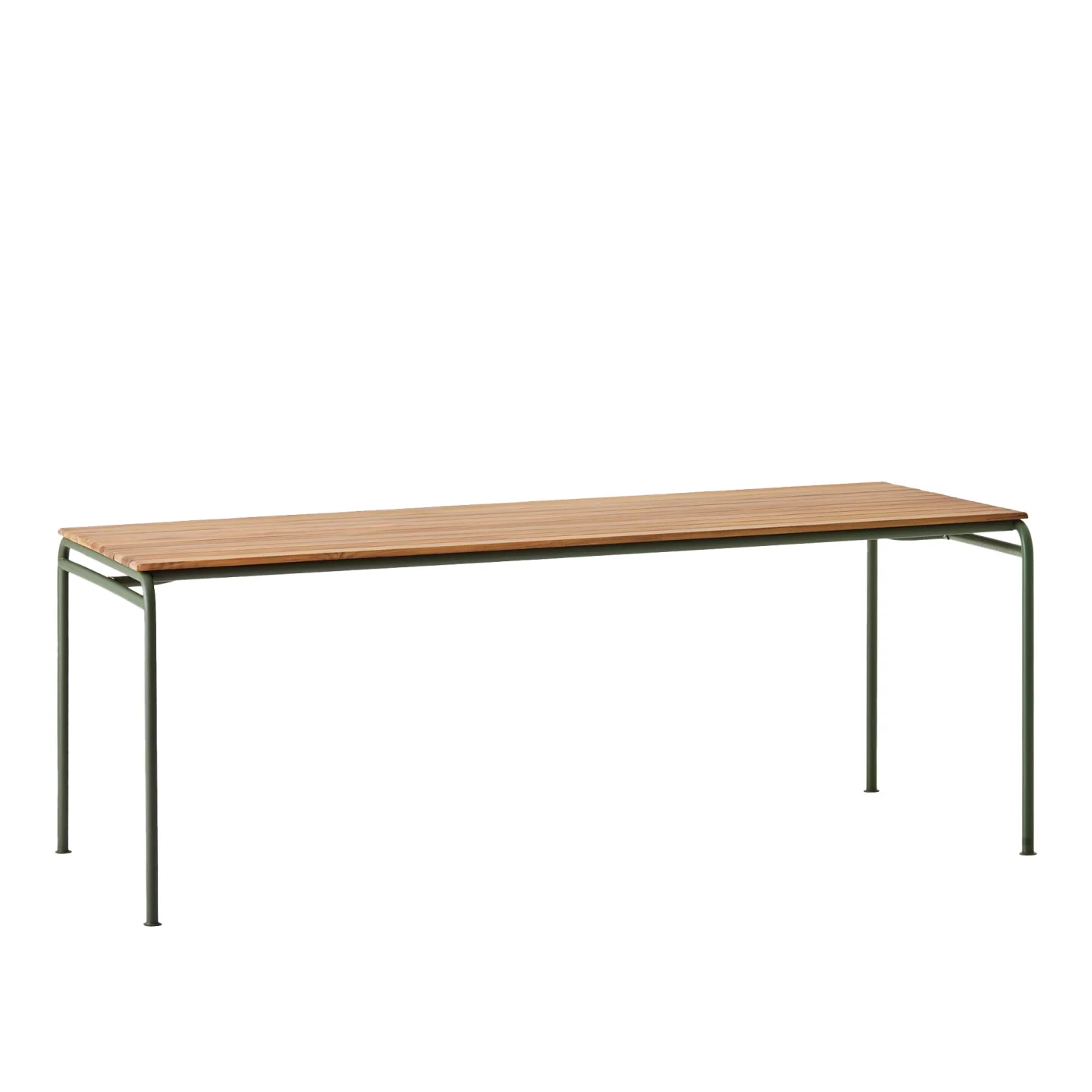A Huseby - Kallio Outdoor Dining Table Large Green - Matbord utomhus - Sami Kallio - Grön - Metall/Trä