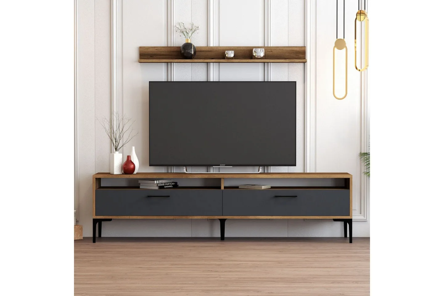 Andifli Tv-möbelset 180x47 cm - Brun