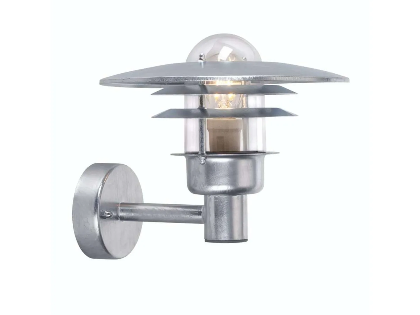 Larvik Utomhus Vägglampa Galvaniserad - Norlys - Metall