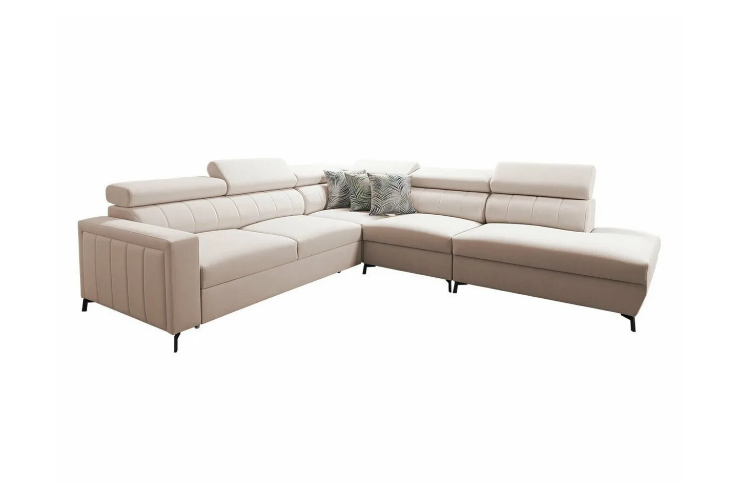 Galbally 4-sits Hörnbäddsoffa -