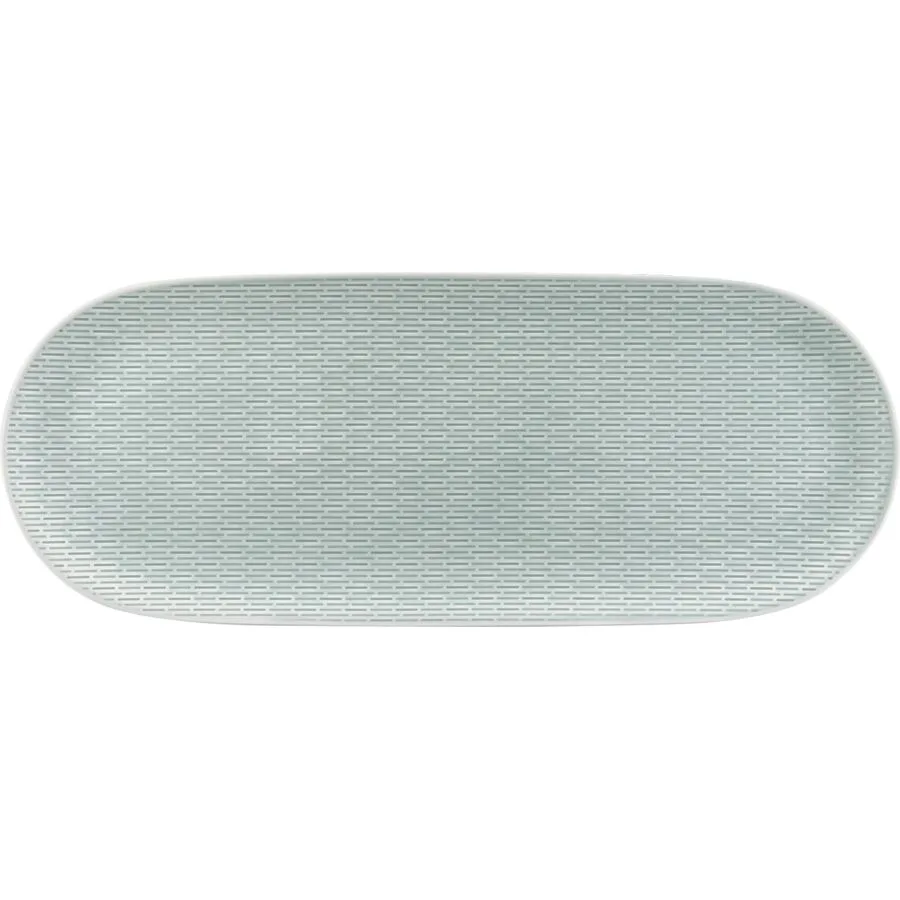 BAUSCHER Servierplatte Scope blau Porzellan Oval B 46.2 cm