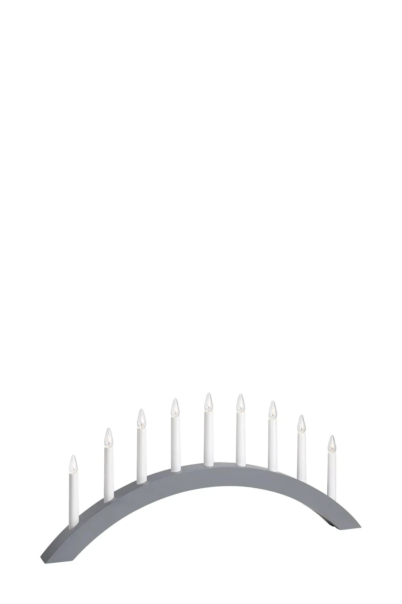 Atle Adventskerzenhalter Grau 9 Lichter