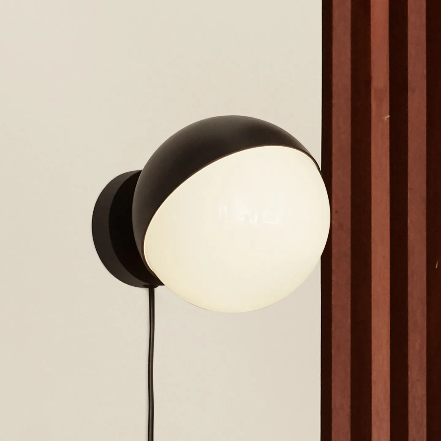 VL Studio Væglampe Ø150 Black - Louis Poulsen - Entré - Design - Metal - Rund
