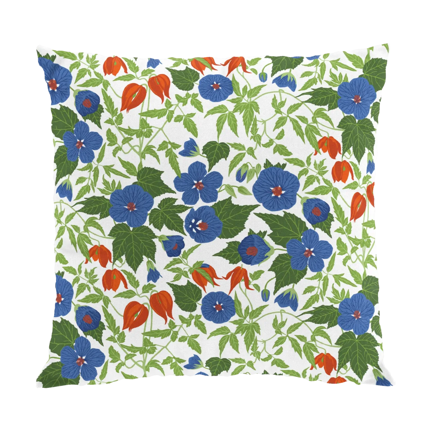 Arvidssons Textil Husknuten Kissenbezug 47x47 cm Blau