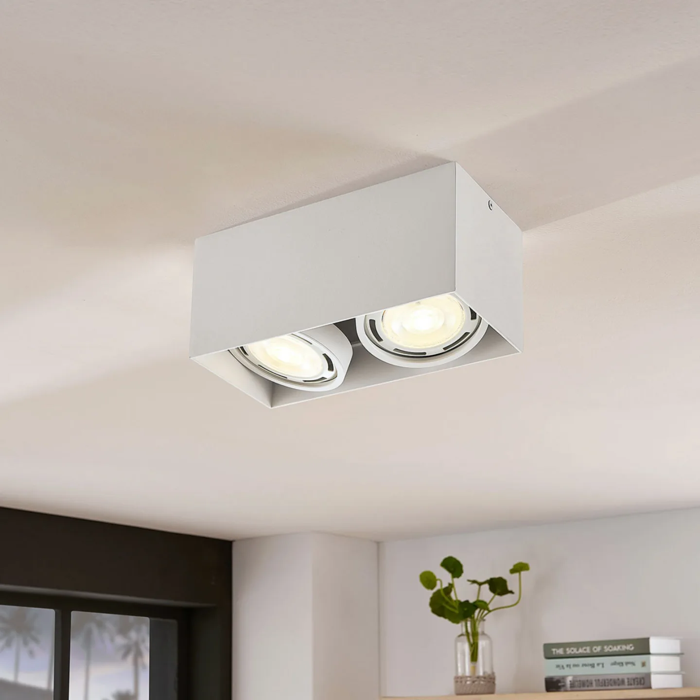 Mabel 2 Plafond Square Vit - Arcchio - Kök - Modern - Metall - Vinklad
