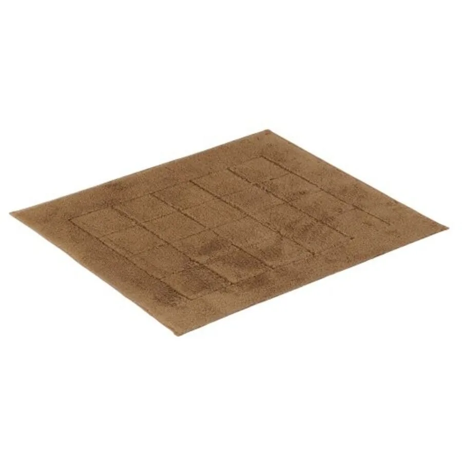 Vossen Badteppich Exclusive hellbraun Baumwolle 55 x 65 cm Rechteckig
