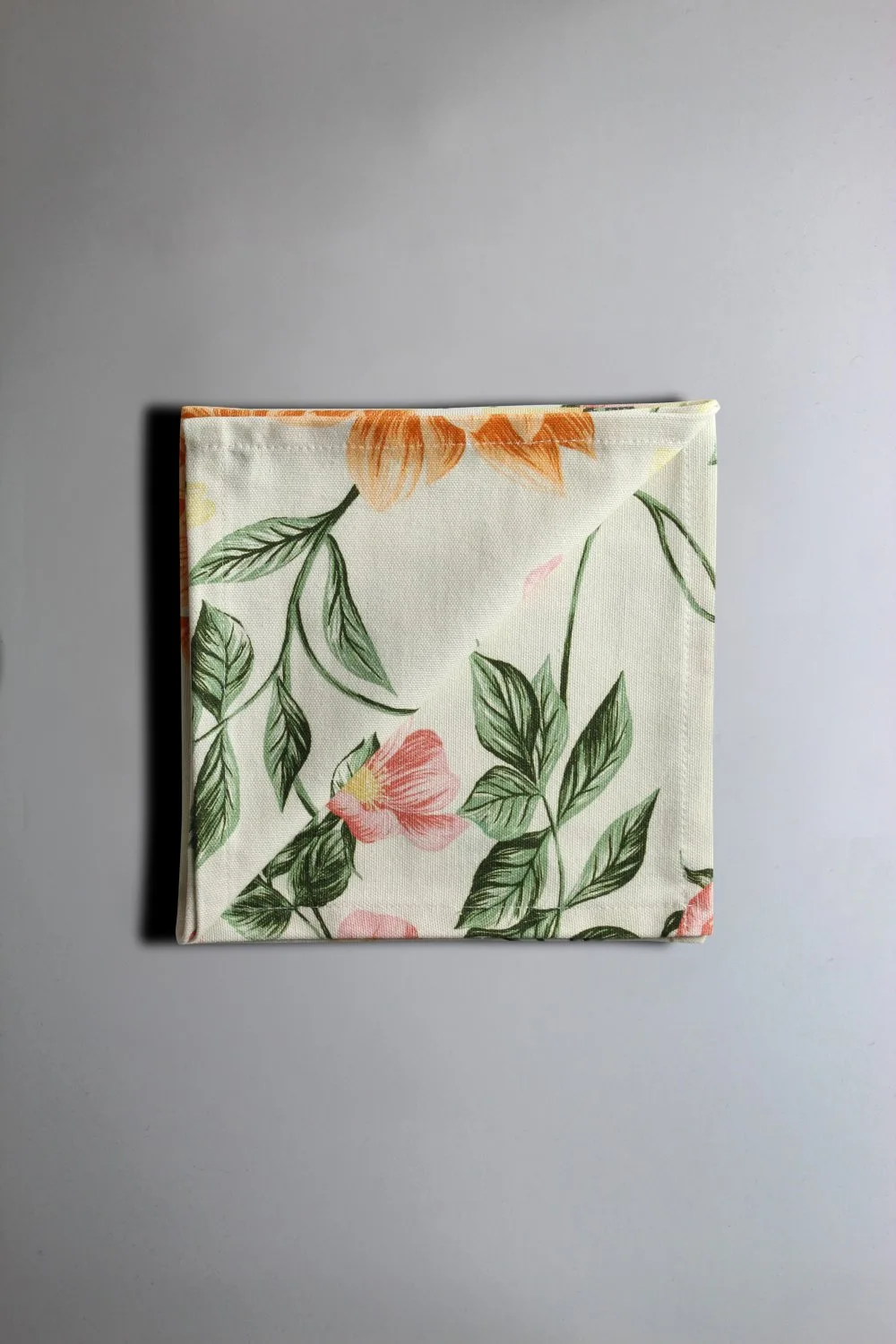 Servietter 4-pakning - Dahlia (oransje) (Størrelse: 40 x 40 cm)