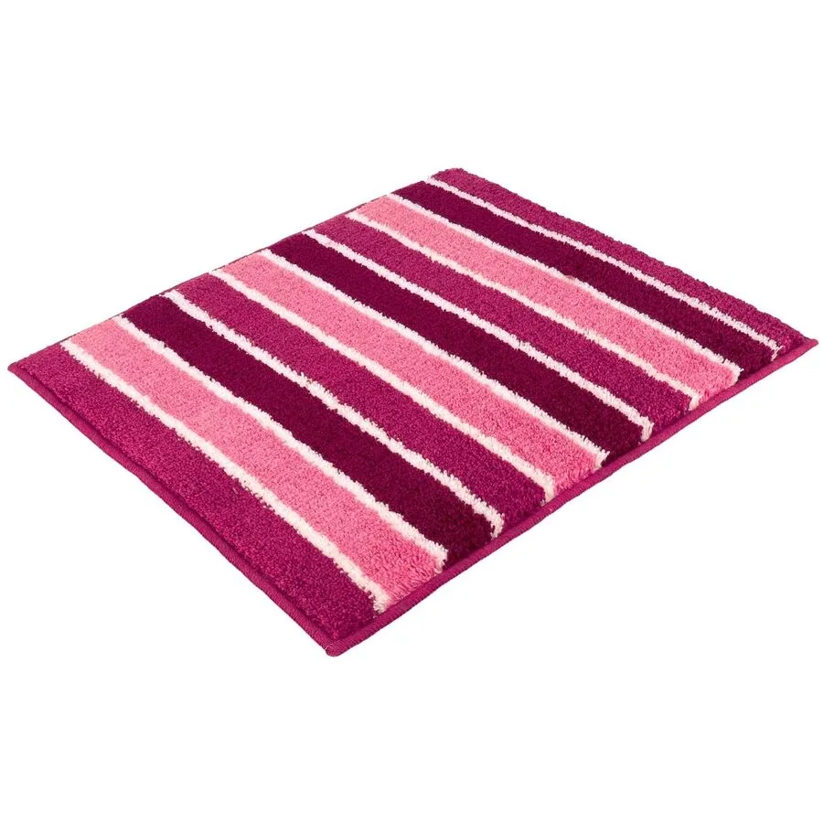 Vossen Badteppich Fancy Cranberry Polyacryl 50 x 60 cm Rechteckig