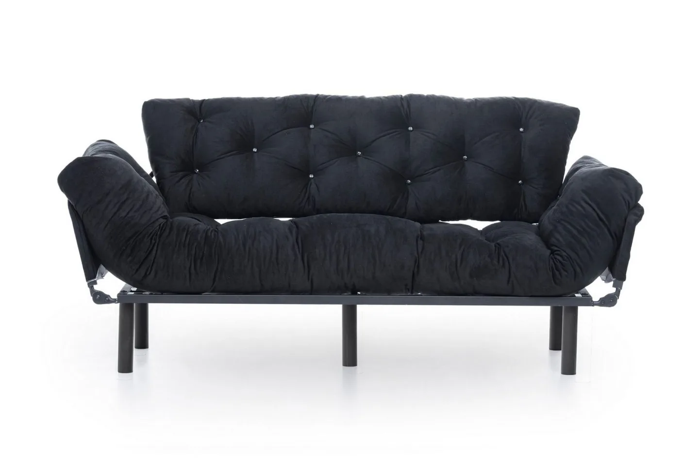 Mezonzo 3-sits Bäddsoffa - Svart