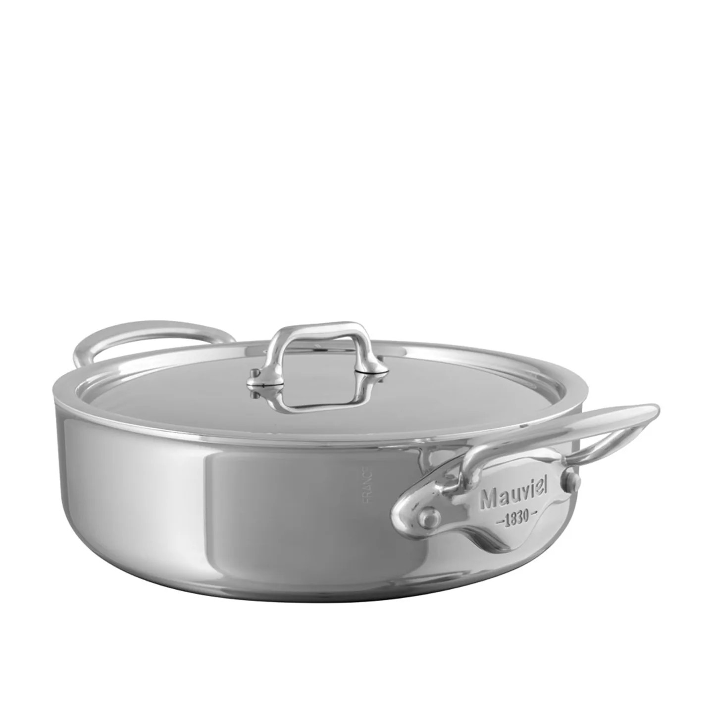 Mauviel - Pot With Lid Cook Style Steel - 5,7 L - Grytor och kastruller