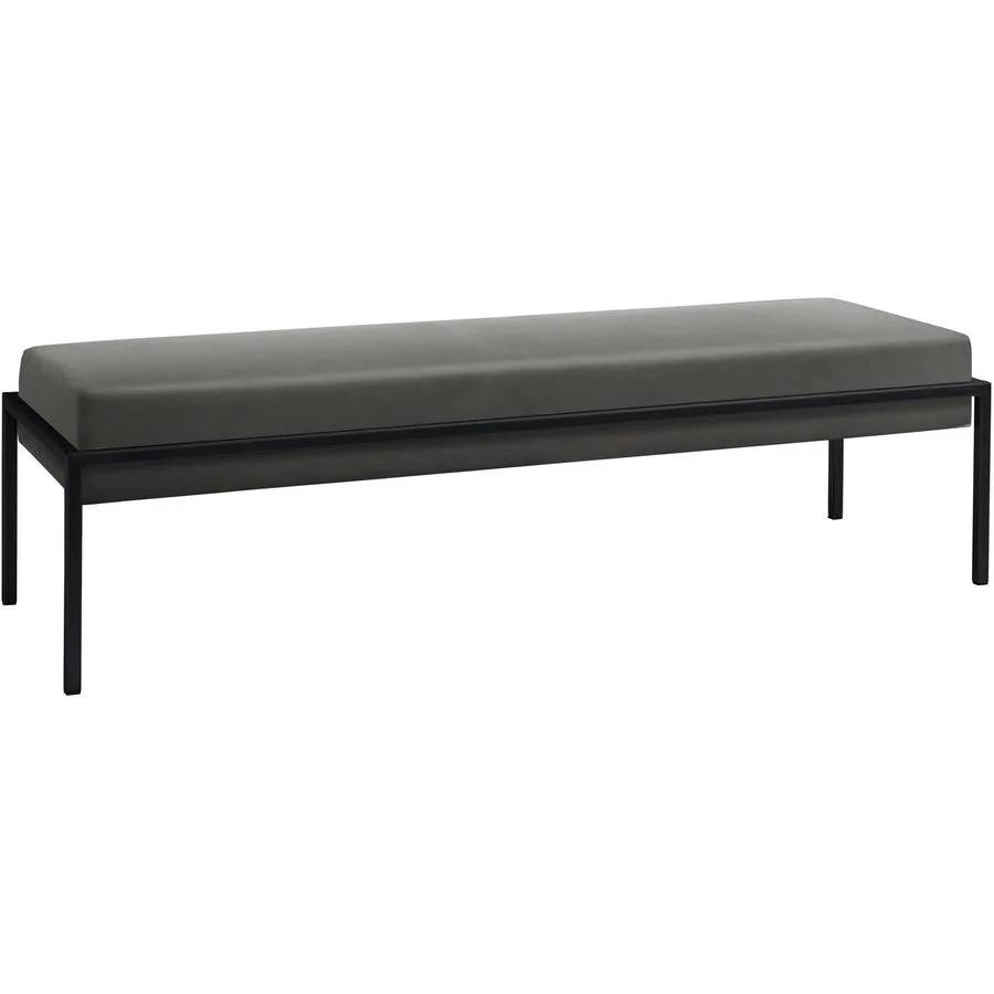 Hasena Bank Pato stahl Stoff B 144 H 38 cm