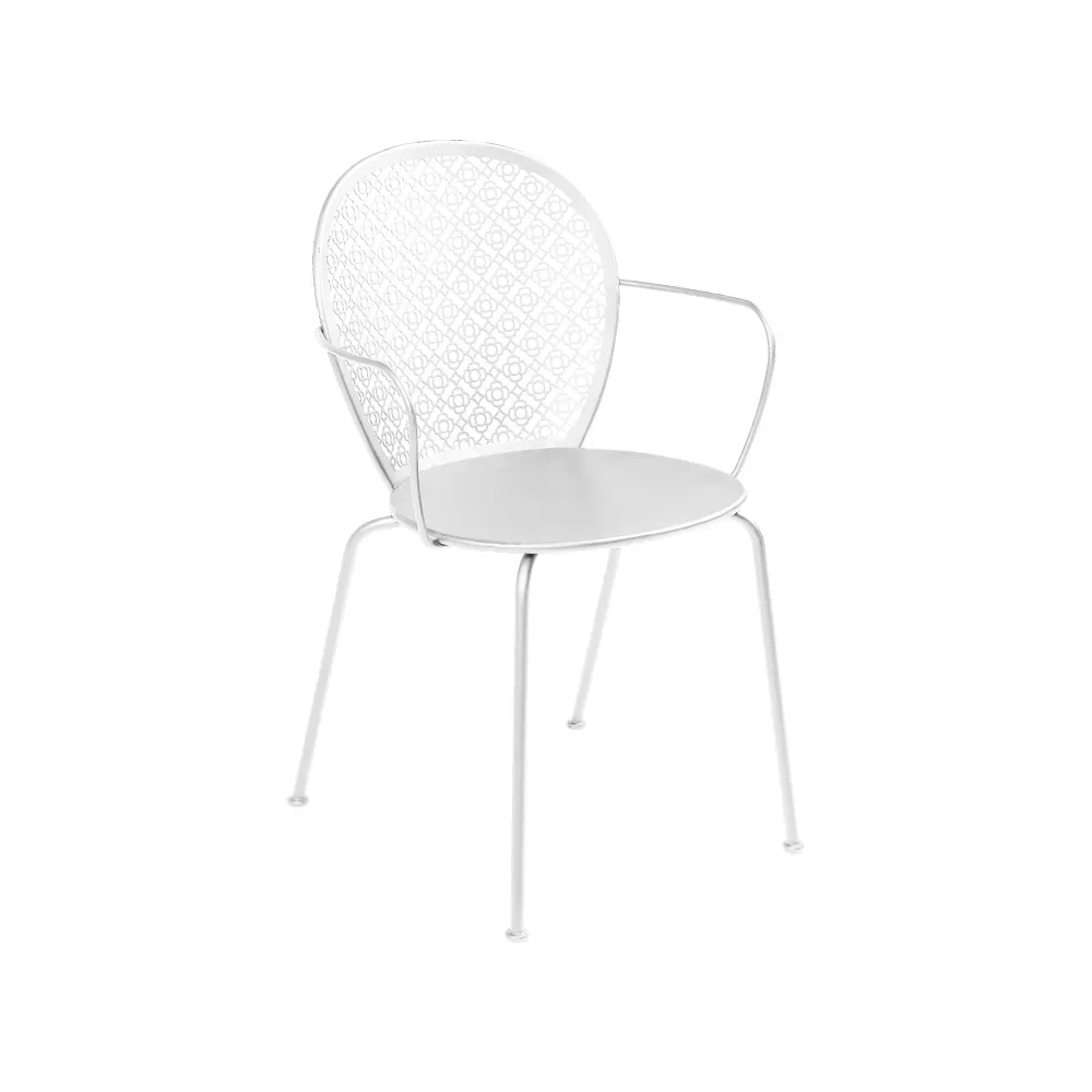 Fermob Lorette karmstol Cotton white (vit)
