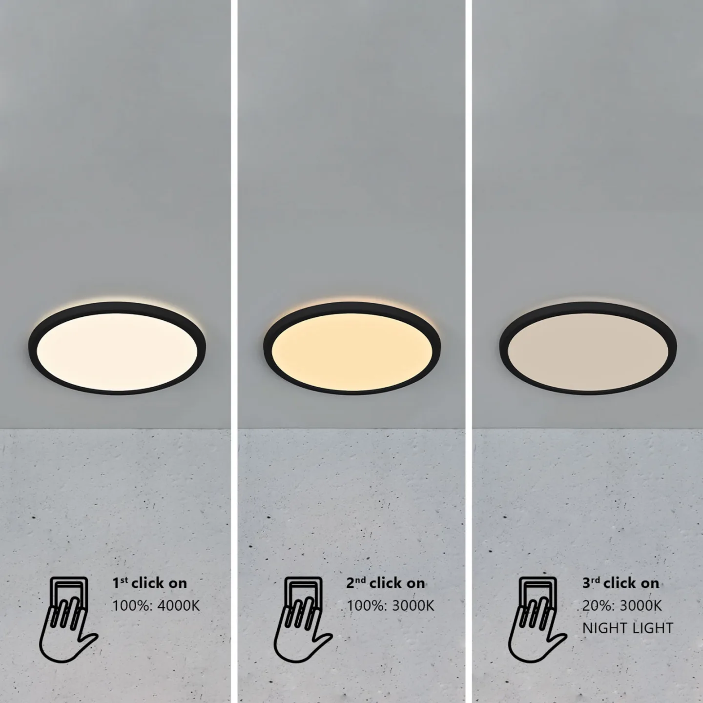 Oja 29 Taklampe IP54 Black - Nordlux - Bad - Plast - Rund