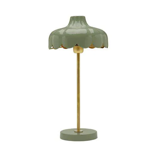 PR Home - Wells 50cm - Bordslampa - Mossgrön