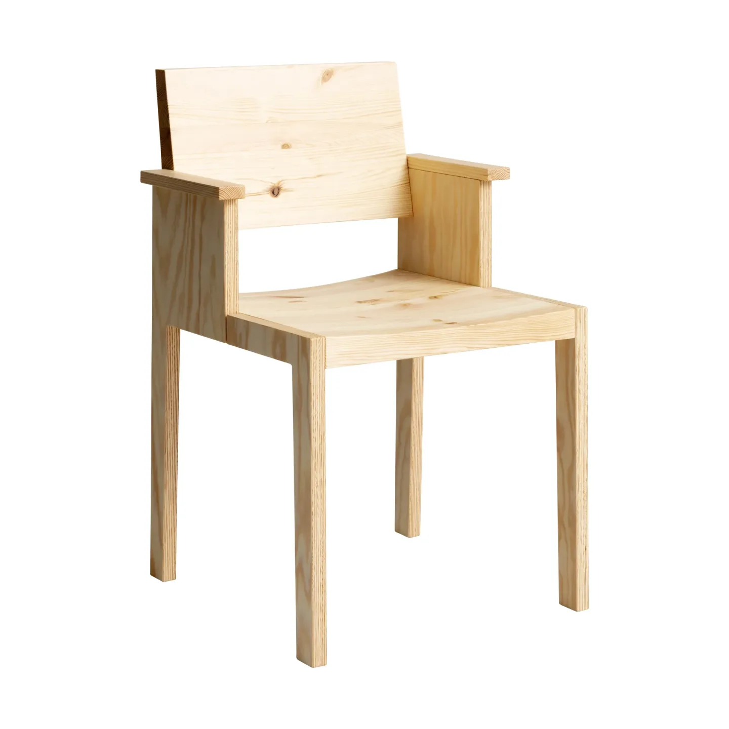Vaarnii 016 Maasto Dining Armchair karmstol Matt oljevaxad furu