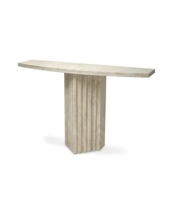 Atzaro Console Table Travertine