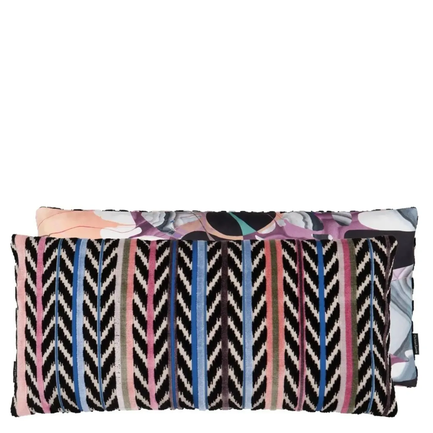 Designers Guild Kissen Jaipur Stripe - Azur Mehrfarbig | Schubiger Möbel