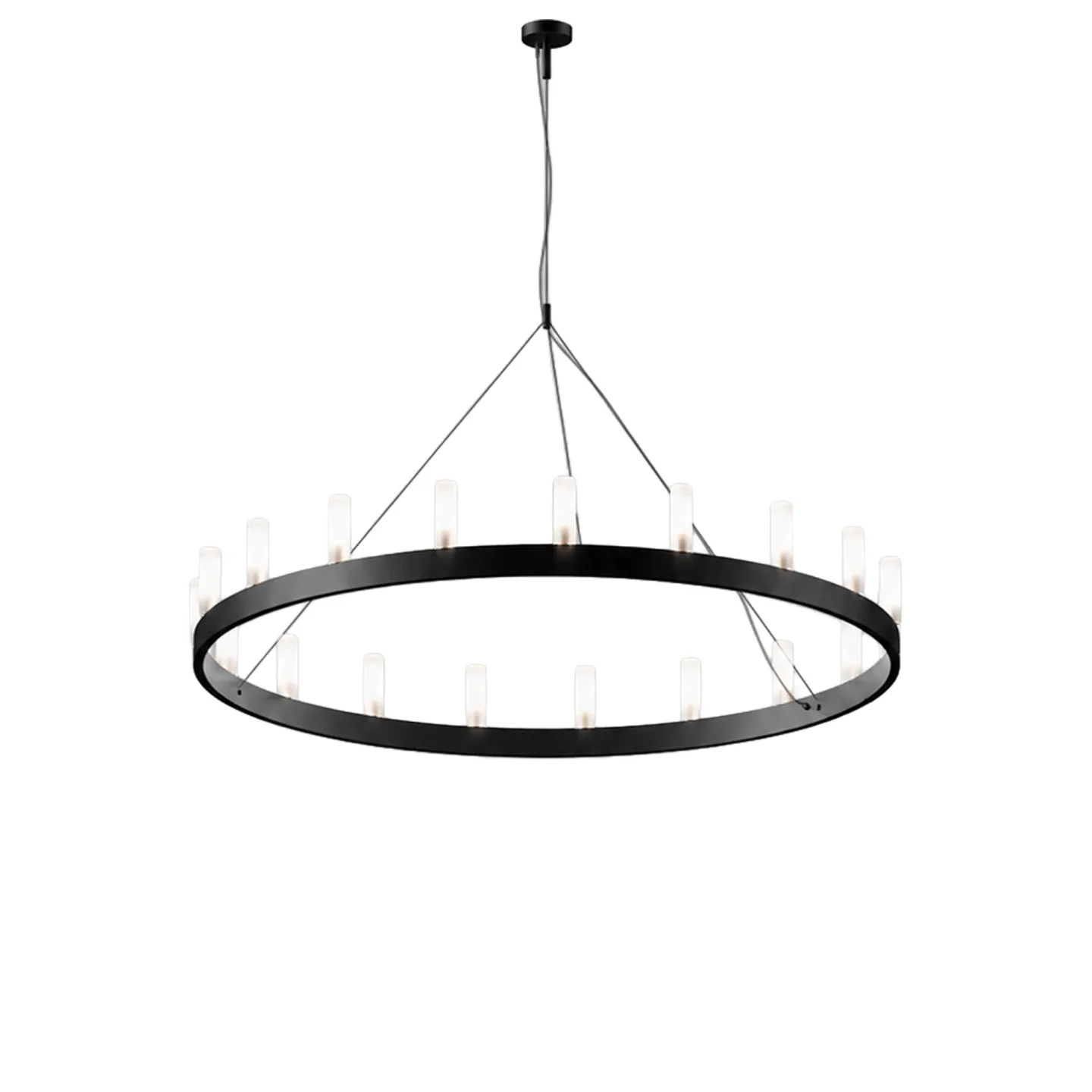 FontanaArte - Chandelier, Ø 90 cm, Svart - Takkronor - David Chipperfield - Svart