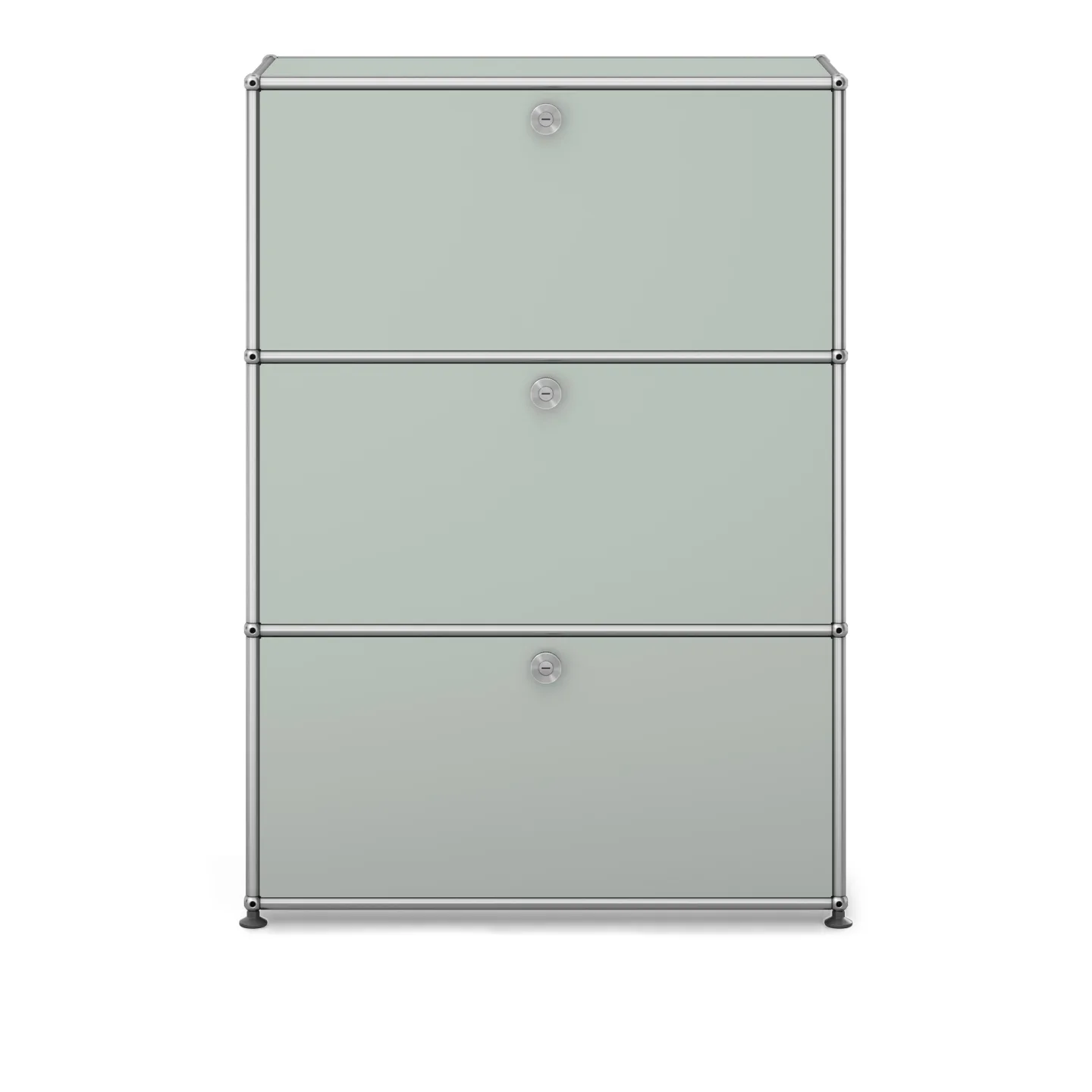 USM - USM Haller Shelf G1 Light Gray - Skåp och vitrinskåp - Fritz Haller & Paul Schärer - Grå