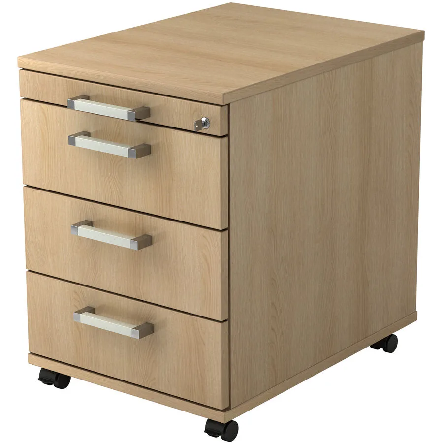 Rollcontainer Office Eiche Dekor Holzwerkstoff B 42.8 H 59 cm