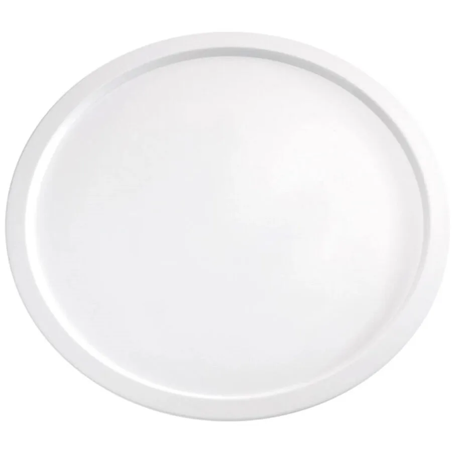 APS Servierplatte Pure weiss Melamin beschichtete Spanplatte Rund B 38 cm