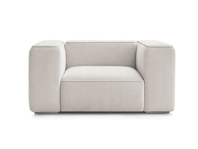 Sessel BOBOCHIC ZEPHYR Stoff mit Textur beige