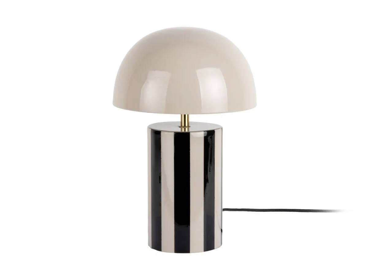Leitmotiv - Rayado 34cm - Bordslampa - Greige/svart