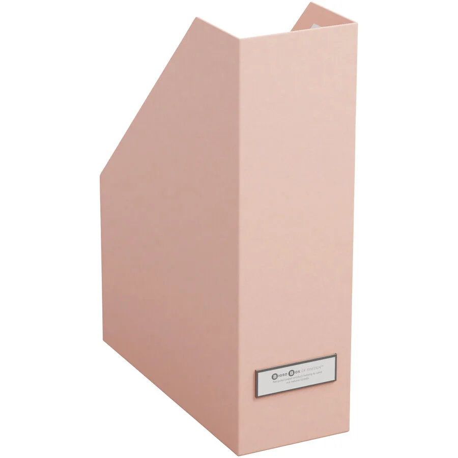 Stehsammler Bigso Box dusty pink Papier/Metall