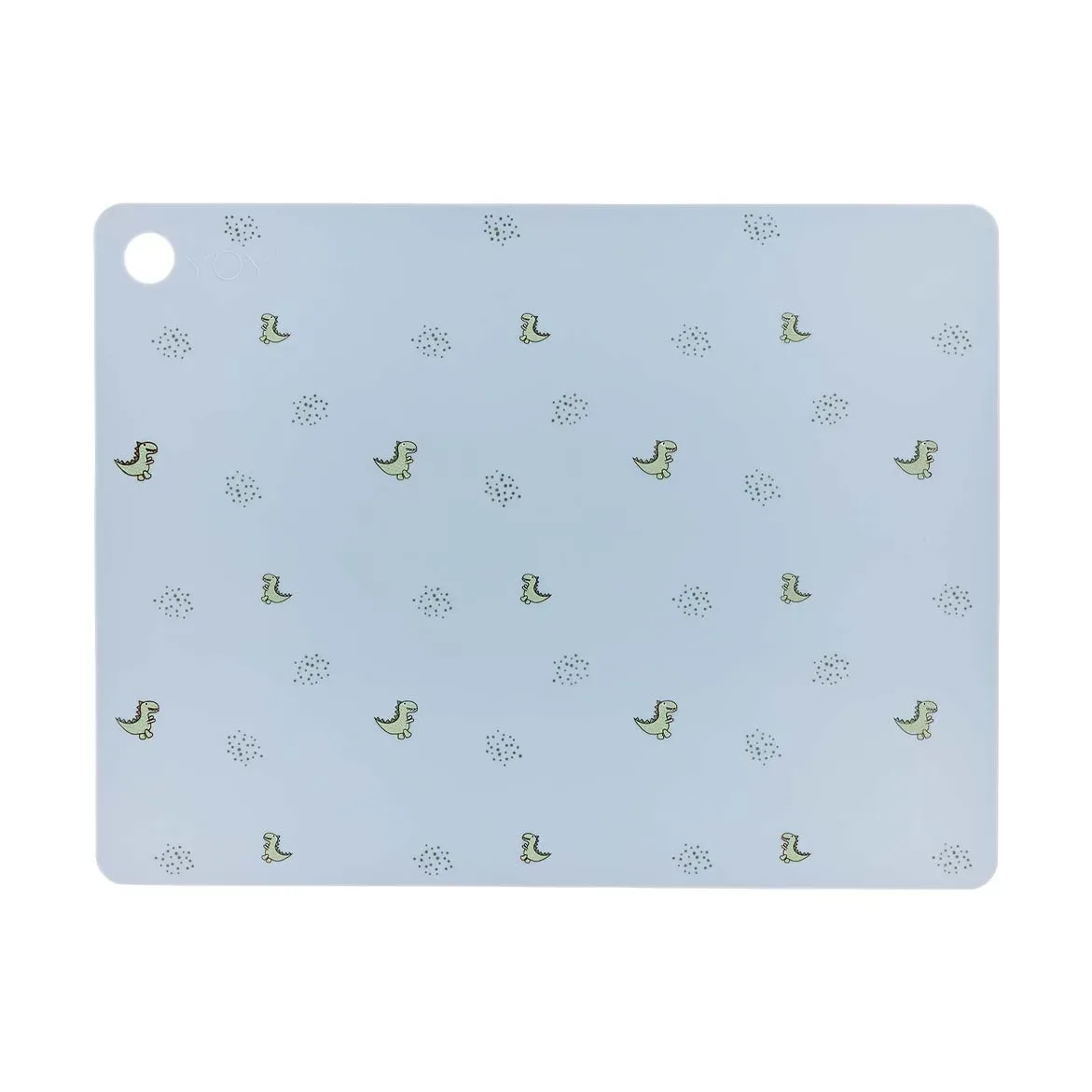 OYOY Theo Dino Tischset 34x45 cm Pale blue