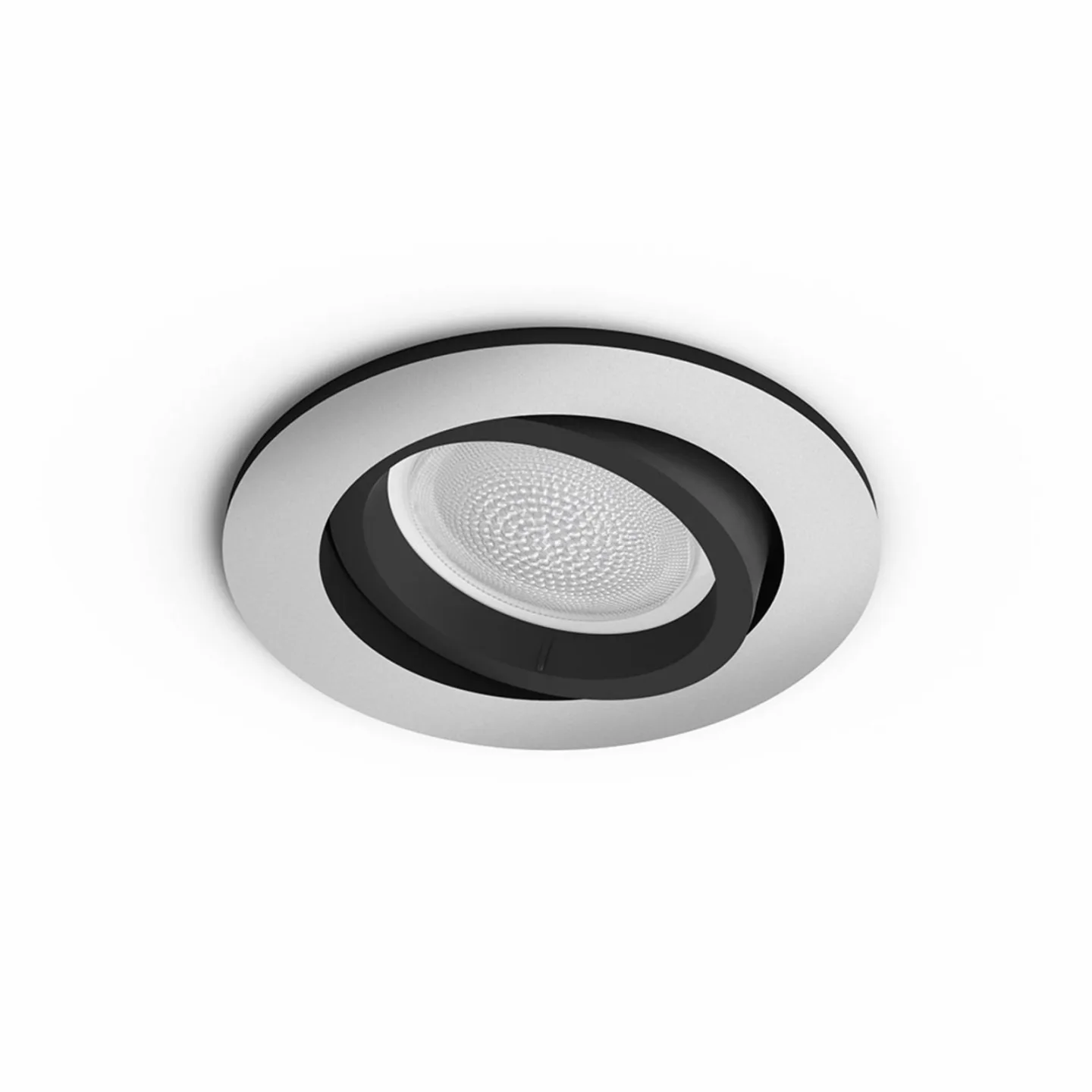 Centura Recessed Einbauspot, RGBW, alu - Philips Hue - Kunststoff