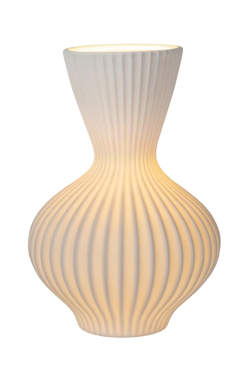 Lucide - Momoro 30cm - Bordslampa - Vit