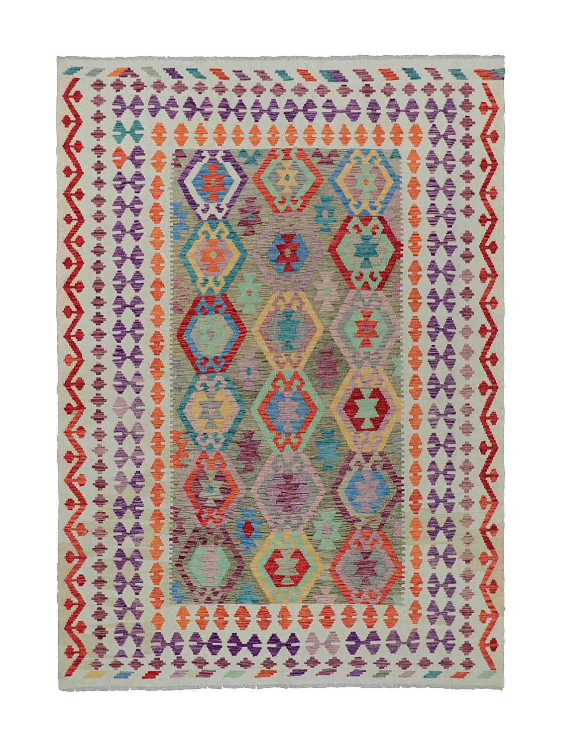 Orientalsk Teppe - Vegi Kelim Hand Woven - 175 x 245 cm (Størrelse: 175 x 245 cm)
