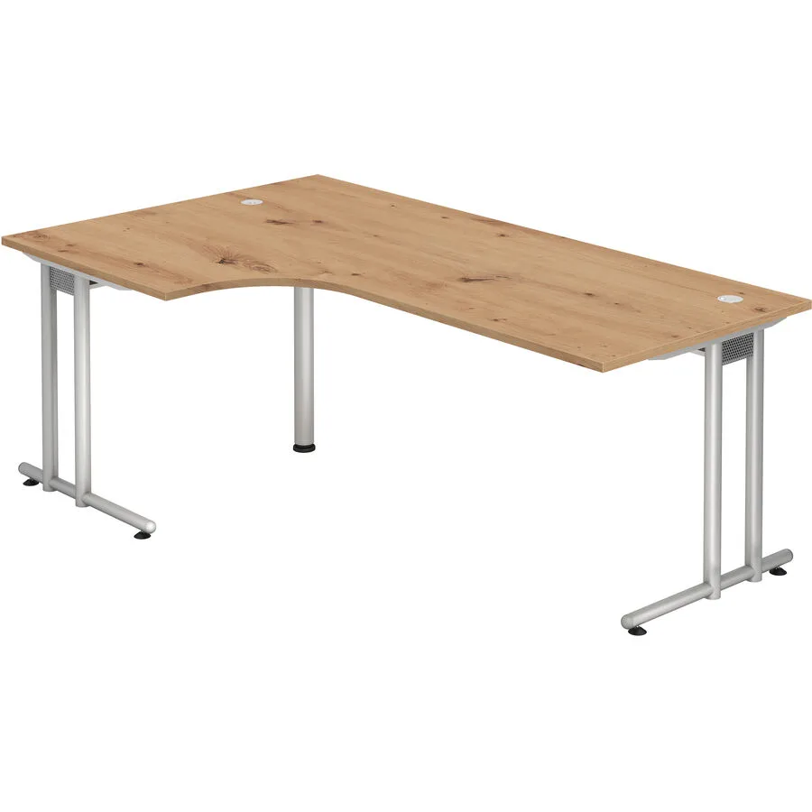 Schreibtisch Office Asteiche Holzwerkstoff B 200 T 120 cm