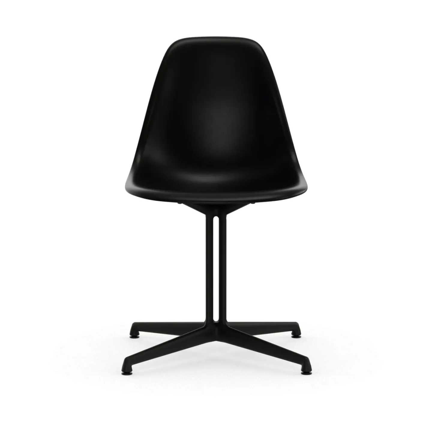 Vitra Eames Plastic Side Chair RE La Fonda base 12 deep black-30 basic dark powder coated
