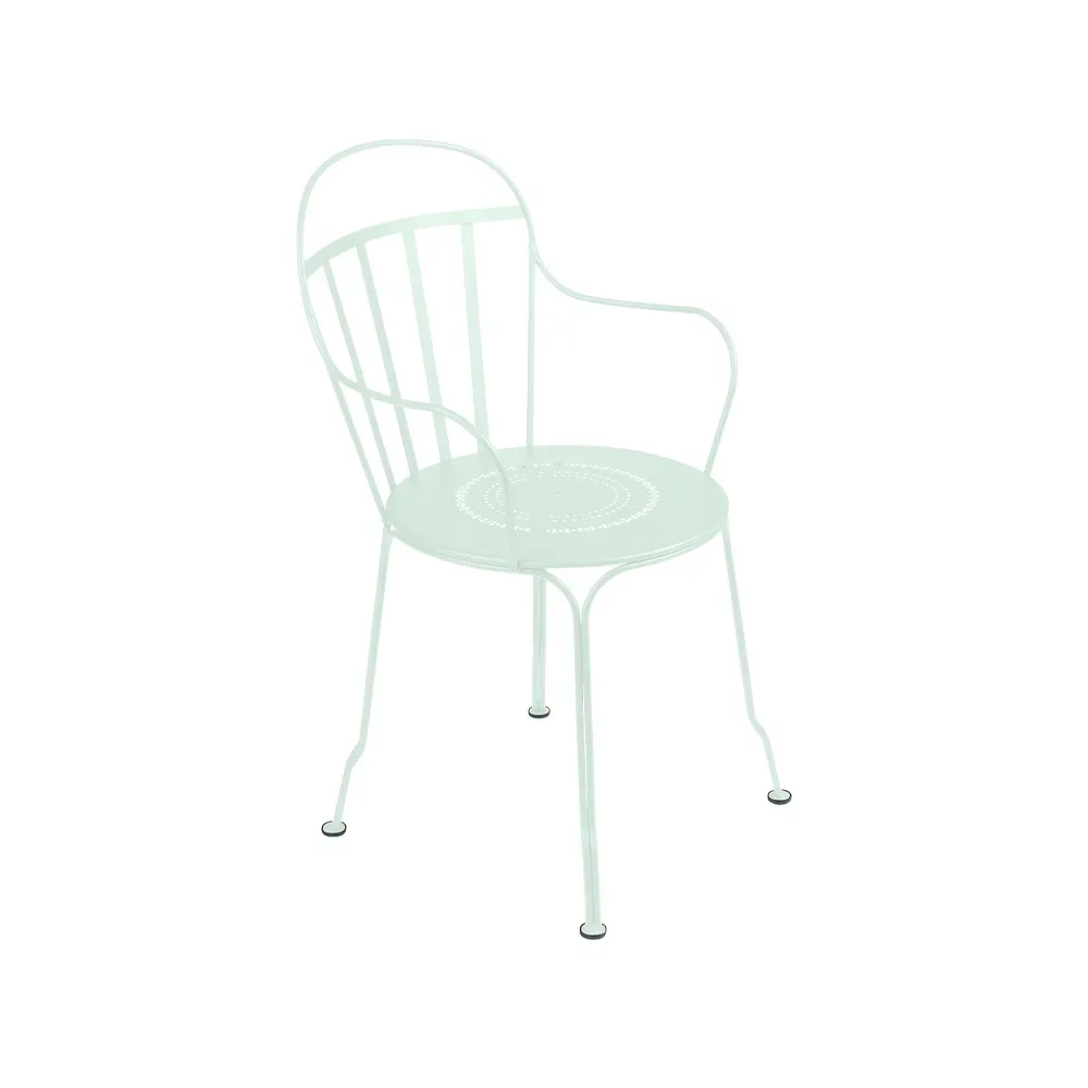 Fermob Louvre karmstol Ice mint (grön)