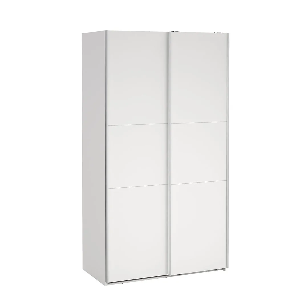 Como Schiebetürenschrank 2 Türen 120x220cm weiß.