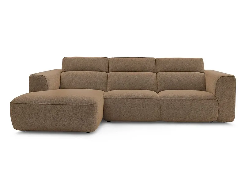 Ecksofa BOBOCHIC WILLIAM Stoff chiniert orange