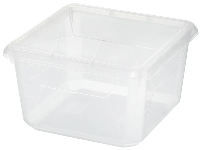 Aufbewahrungsbox BENITA durchsichtig 19x19x11cm