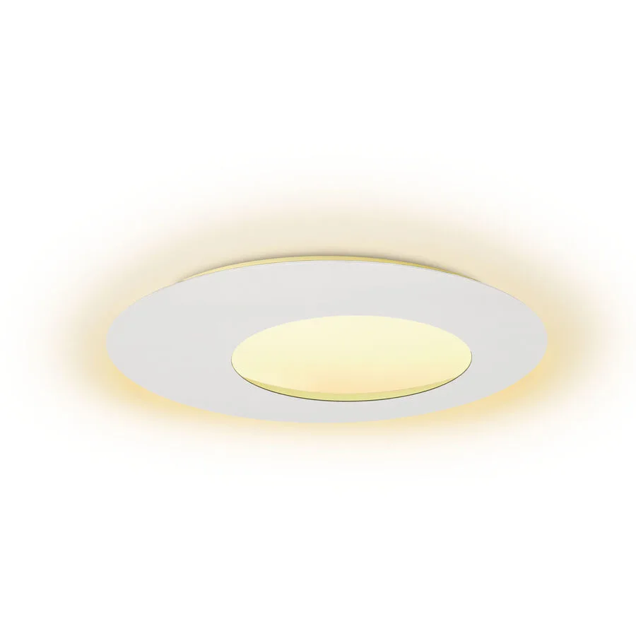 Escale Deckenlampe Blade Weiss Aluminium 79 cm 3.5 cm - LED - Lichtfarbe: Extra warmweiss - LED Energiesparlampen