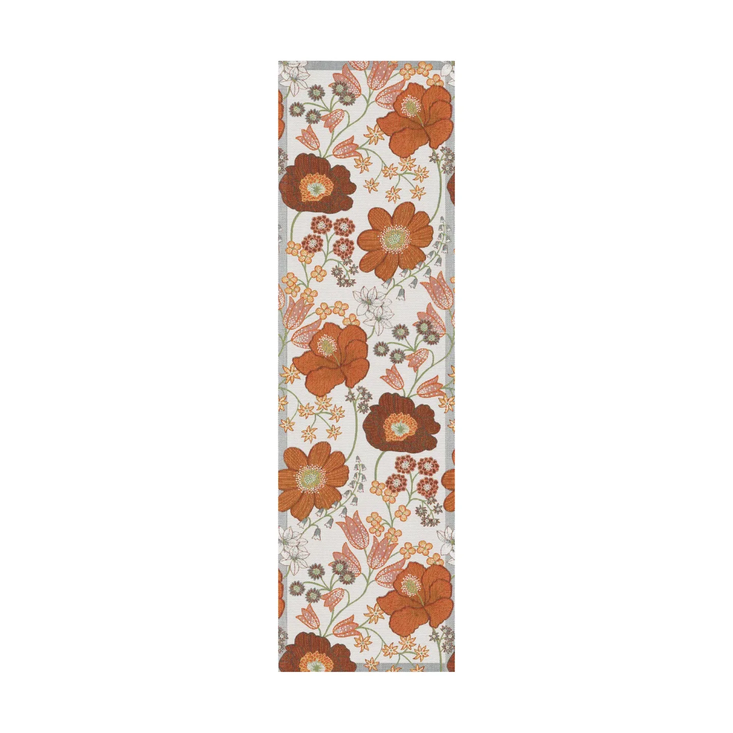 Ekelund Linneväveri Kvällsblom Tischläufer 35x120 cm Multi
