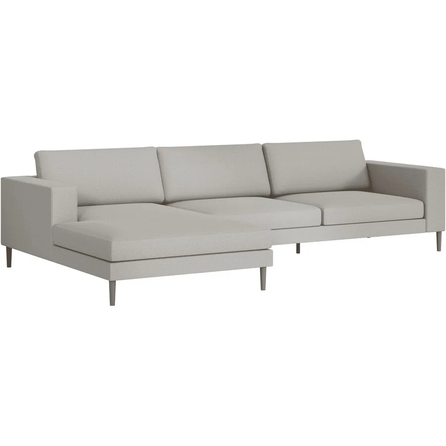 Ecksofa Domino Beige Stoff 310 cm 181 cm - Möbel Konfigurator: Traummöbel individuell zusammenstellen