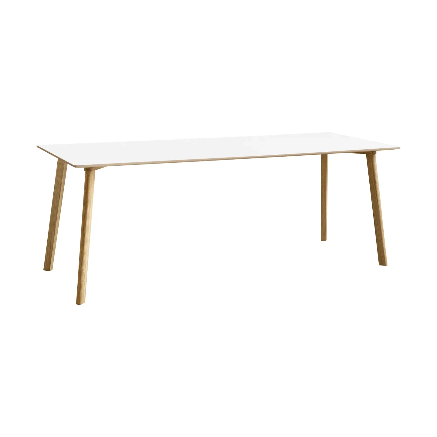 HAY CPH210 Deux 2.0 Tisch 75x200 cm Pearl white-lacquered oak