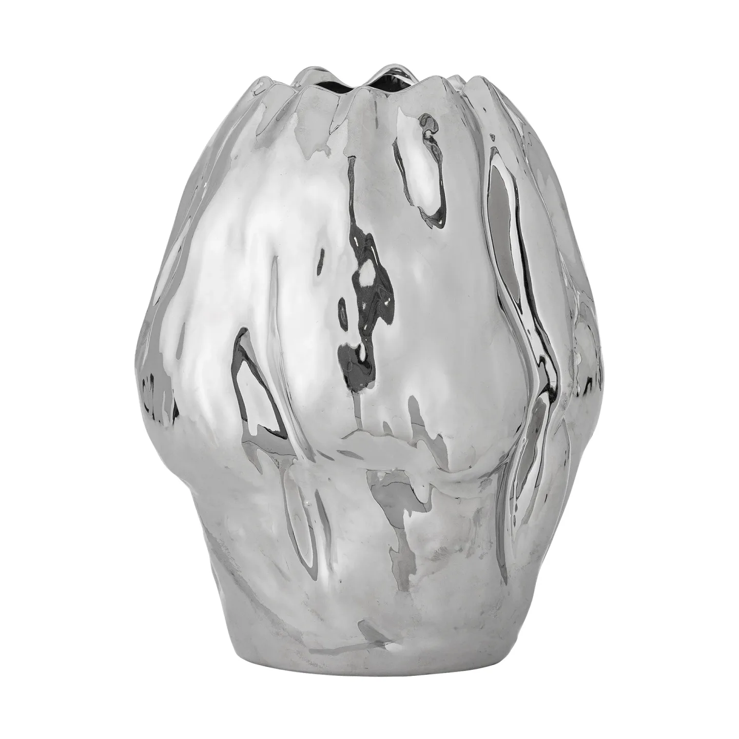 Bloomingville Bobby Vase 23,5x29 cm Silber